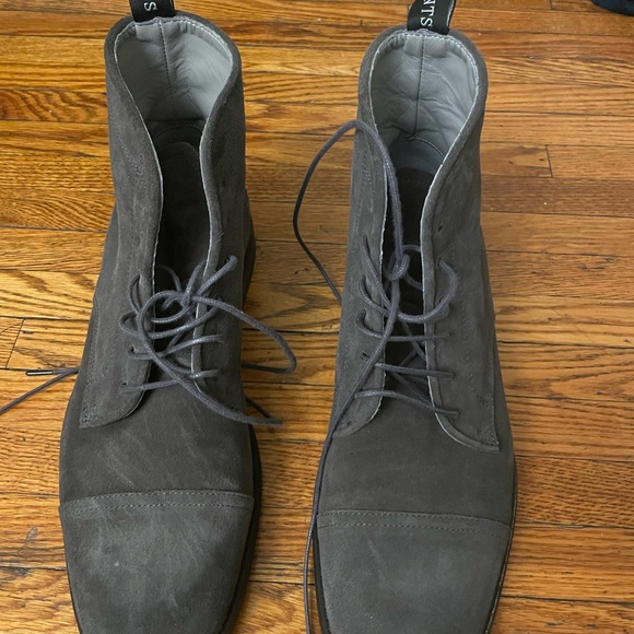 High top suede desert boots - Picture 2 of 4